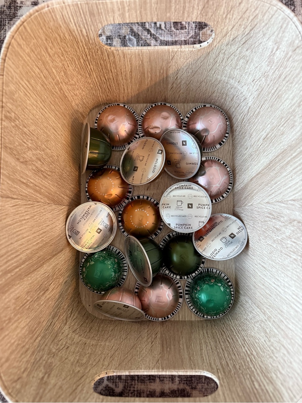 Various Vertuo Nespresso Pods and Accessories